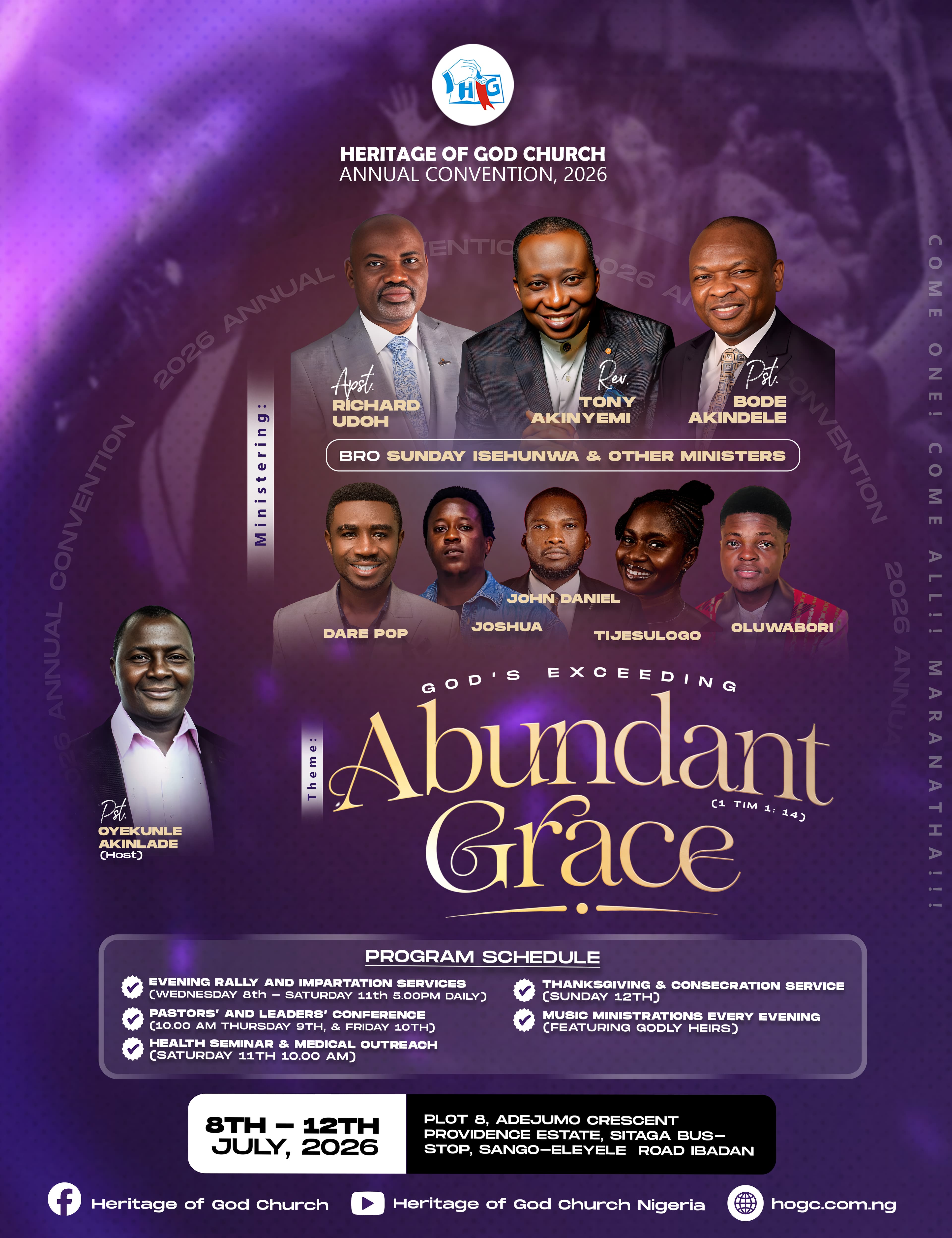 Annual Convention 2026 Flier